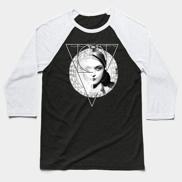 Homuncula: Pola Negri Dark Baseball T-Shirt by Anthraey